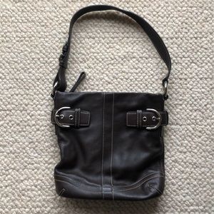 Coach Crossbody Brown Leather Bag